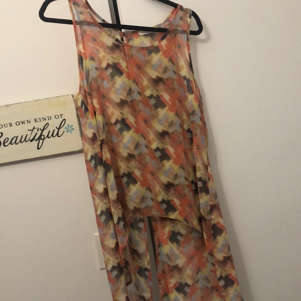 Hi-low tank top